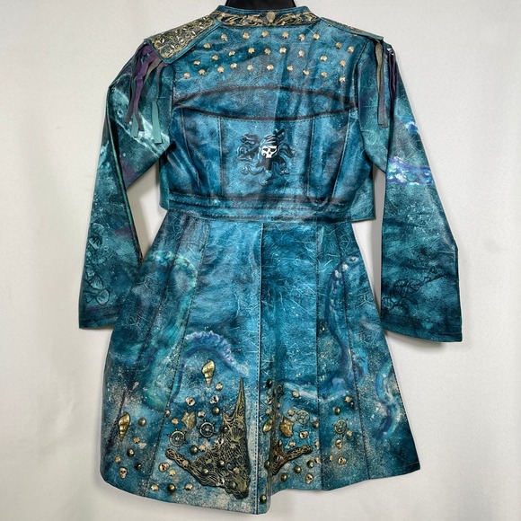 Disney Descendants 2 Uma Halloween Costume Dress Jacket Girls 9-10 - Picture 8 of 16